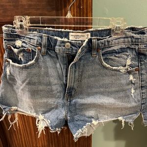 Abercrombie and Fitch Mom jean shorts